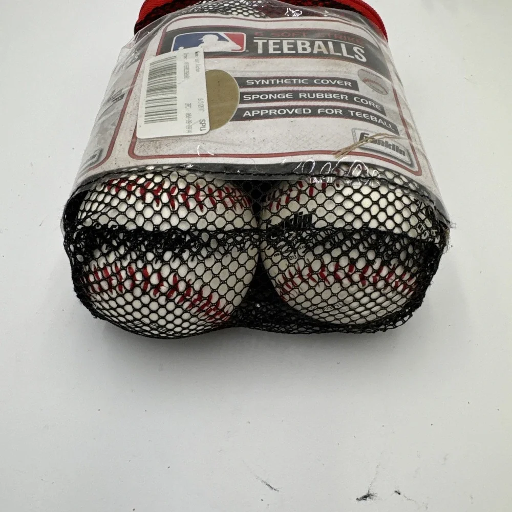 Franklin Soft Strike Teeball Pack Of 4 Slightly Used